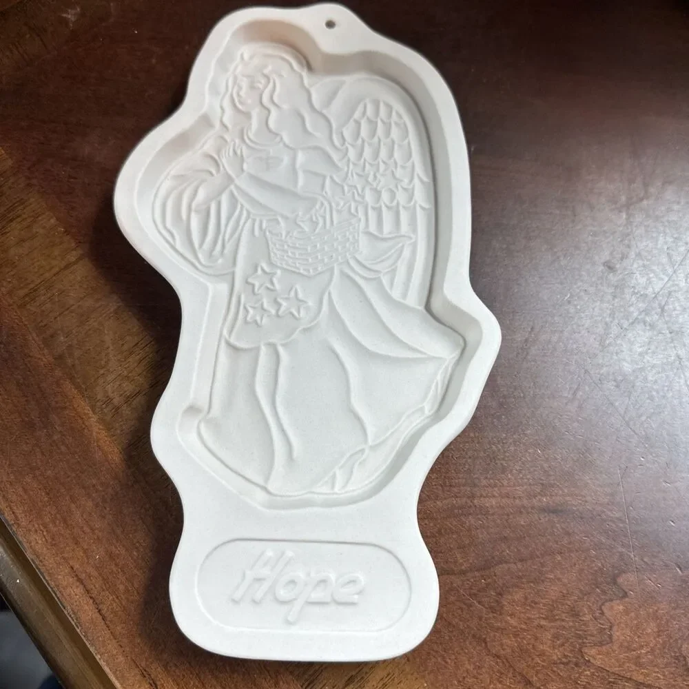 Longaberger Pottery - HOPE - Angel Series Cookie Mold NEW!! 1994
